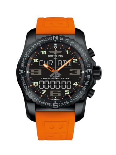 Cockpit B50 Night Mission / Black-Orange / Rubber / Folding