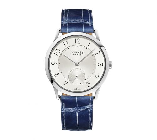 Slim d'Hermès GM Stainless Steel / Silver