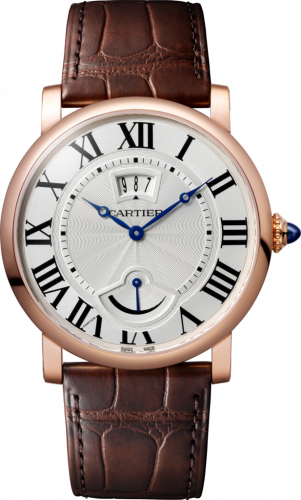 Rotonde de Cartier Calendar Aperture and Power Reserve Pink Gold / Silver