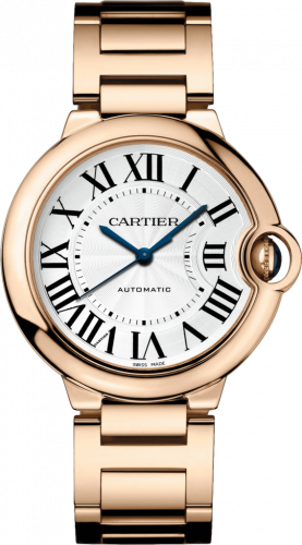 Ballon Blue de Cartier 36 Automatic Pink Gold / Silver / Bracelet