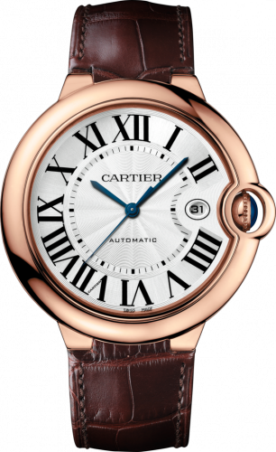 Ballon Blue de Cartier 42 Automatic Pink Gold / Silver