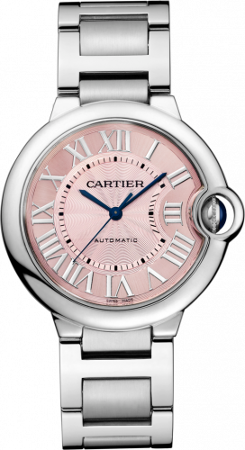 Ballon Blue de Cartier 36 Automatic Stainless Steel / Pink / Bracelet