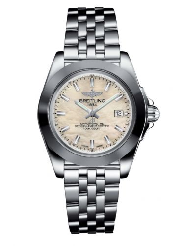 Galactic 32 Sleek Edition Stainless Steel / Pearl / Bracelet