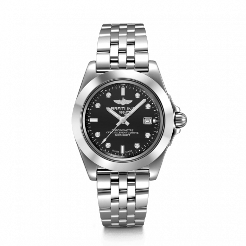 Galactic 32 Sleek Edition Stainless Steel / Trophy Black Diamond / Bracelet
