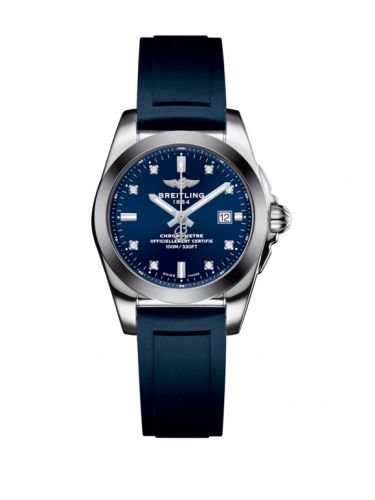 Galactic 29 Stainless Steel / Horizon Blue Diamond / Rubber