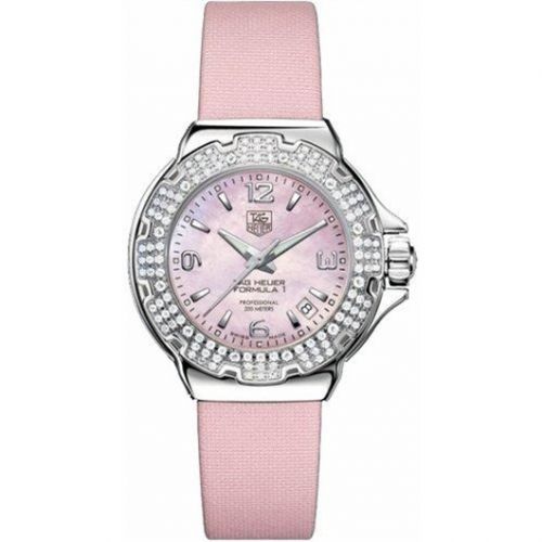 Formula 1 Quartz 37 Stainless Steel / Diamond / MOP / Fabric