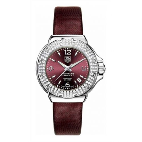 Formula 1 Quartz 37 Stainless Steel / Diamond / Purple / Fabric