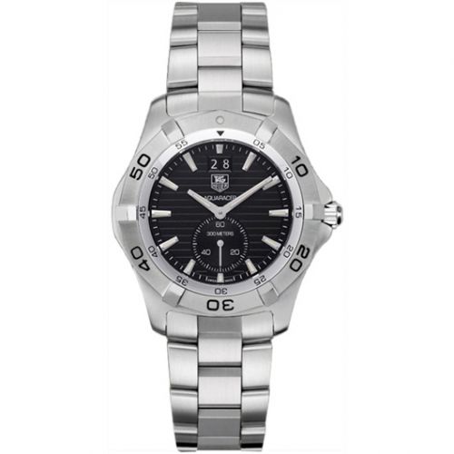 Aquaracer 300M Big Date 41 Stainless Steel / Black / Bracelet