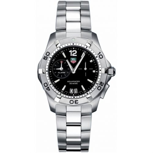 Aquaracer 300M Alarm 38.4 Stainless Steel / Black / Bracelet