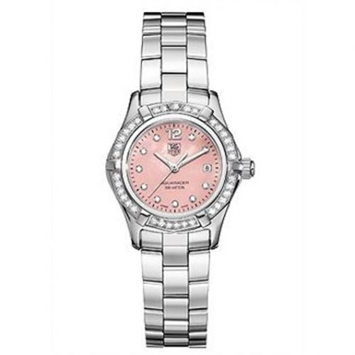 Aquaracer 300M Quartz 27 Stainless Steel / Diamond / Pink MOP - Diamond / Bracelet