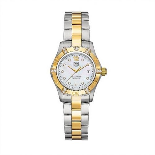 Aquaracer 300M Quartz 27 Stainless Steel / Yellow Gold / MOP -Diamond / Bracelet