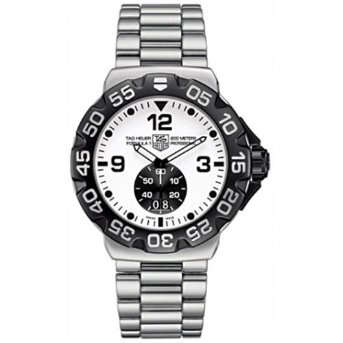 Formula 1 Big Date 44 Stainless Steel / White / Bracelet