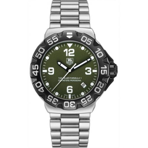 Formula 1 Quartz 41 Stainless Steel / Green / Bracelet
