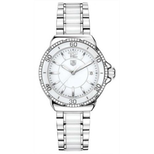 Formula 1 Quartz 37 Stainless Steel / Diamond / White / Bracelet