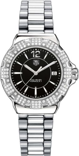 Formula 1 Quartz 37 Stainless Steel / Diamond / Black / Bracelet