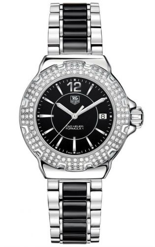 Formula 1 Quartz 37 Stainless Steel / Diamond / Black / Bracelet