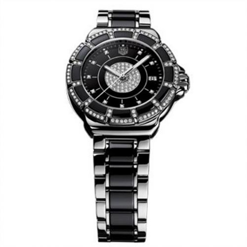 Formula 1 Quartz 37 Stainless Steel / Diamond / Black - Diamond / Bracelet