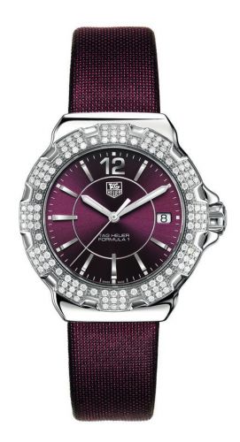 Formula 1 Quartz 37 Stainless Steel / Diamond / Purple / Fabric