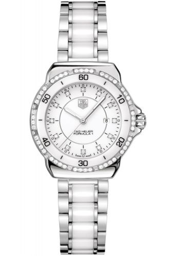 Formula 1 32 Stainless Steel / Diamond / White / Bracelet
