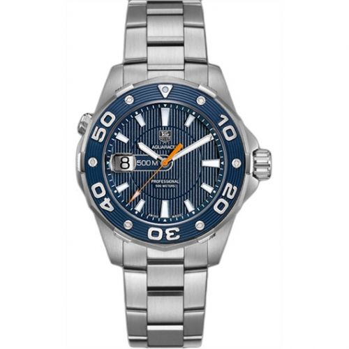 Aquaracer 500M Quartz 43 Stainless Steel / Blue / Bracelet