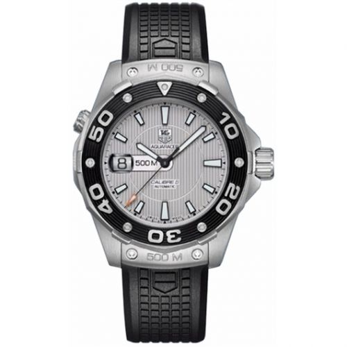 Aquaracer 500M Calibre 5 43 Stainless Steel / Grey / Rubber