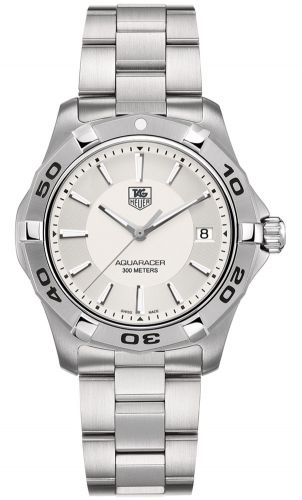 Aquaracer 300M Quartz 39 Stainless Steel / Silver / Bracelet
