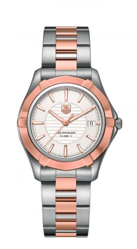 Aquaracer 300M Calibre 5 40 Stainless Steel / Rose Gold / Bracelet