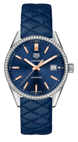 Carrera Quartz 39 Stainless Steel / Diamond / Blue