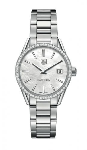 Carrera Lady Quartz 32 Stainless Steel / Diamond / MOP / Bracelet