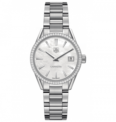 Carrera Lady Quartz 32 Stainless Steel / Diamond / MOP / Bracelet