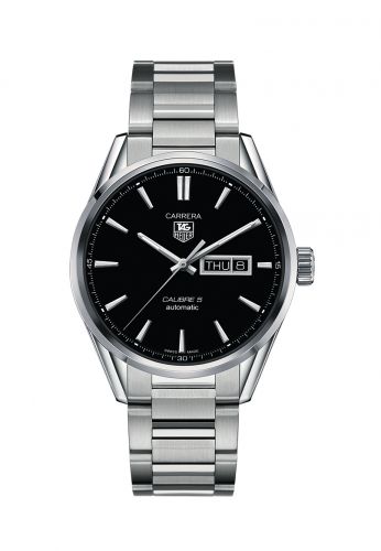 Carrera Calibre 5 Day Date Stainless Steel / Black / Bracelet