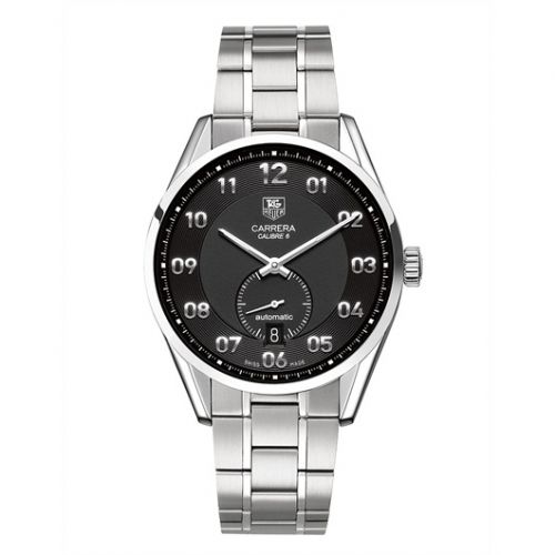 Carrera Calibre 6 39 Stainless Steel / Black / Bracelet