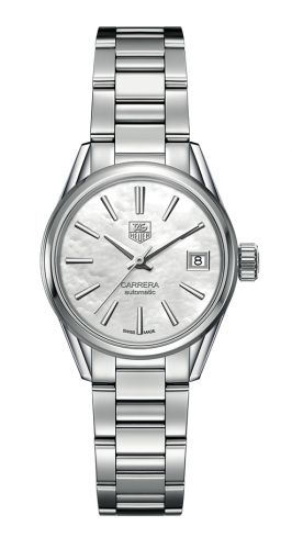Carrera Calibre 9 28 Stainless Steel / MOP / Bracelet
