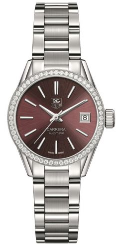 Carrera Calibre 9 28 Stainless Steel / Diamond / Red / Bracelet