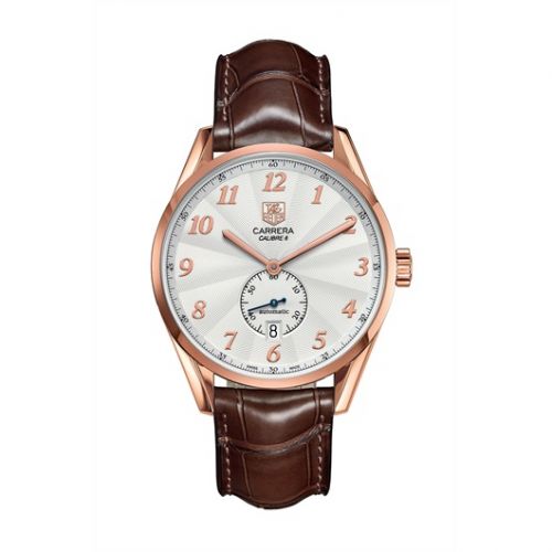 Carrera Calibre 6 39 Heritage Rose Gold / Silver / Alligator