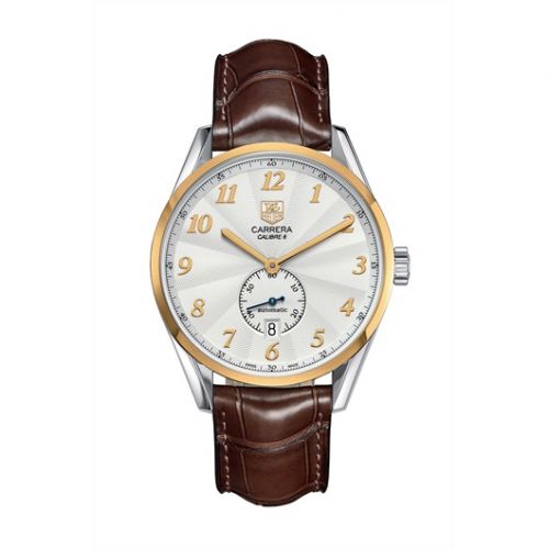 Carrera Calibre 6 39 Heritage Stainless Steel / Yellow Gold / Silver / Alligator