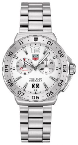 Formula 1 Quartz Alarm 42 Stainless Steel / White / Bracelet