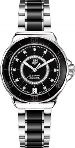 Formula 1 Calibre 5 37 Stainless Steel / Black - Diamond / Bracelet