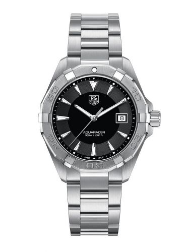 Aquaracer 300M Quartz 40.5 Stainless Steel / Black / Bracelet