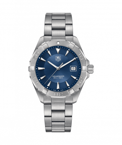 Aquaracer 300M Quartz 40.5 Stainless Steel / Blue / Bracelet