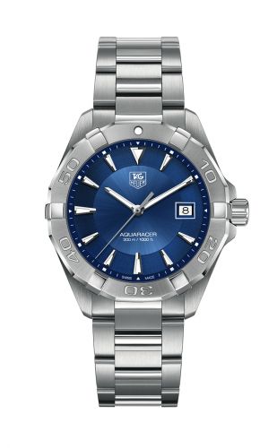 Aquaracer 300M Quartz 40.5 Stainless Steel / Blue / Bracelet