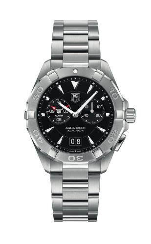 Aquaracer 300M Alarm 40.5 Stainless Steel / Black / Bracelet