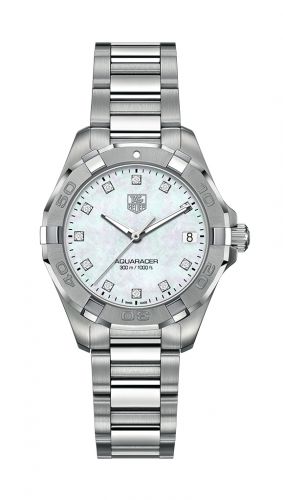 Aquaracer 300M Quartz 32 Stainless Steel / MOP - Diamond / Bracelet