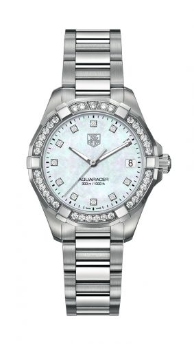Aquaracer 300M Quartz 32 Stainless Steel / Diamond / MOP - Diamond / Bracelet