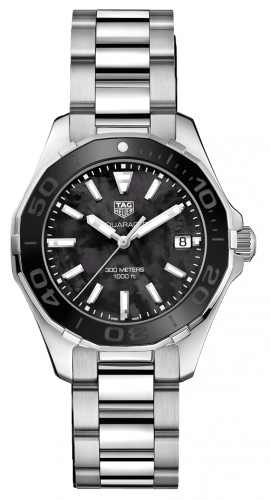 Aquaracer 300M Quartz 35 Stainless Steel / Black MOP / Bracelet