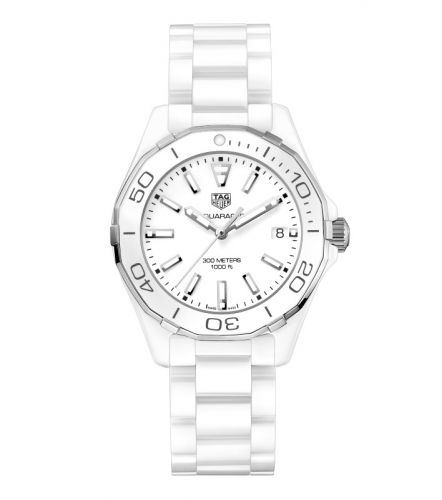 Aquaracer 300M 35 Ceramic / White / Bracelet