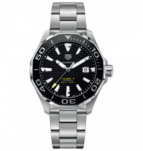 Aquaracer 300M Calibre 5 41 Stainless Steel / Black / Steel