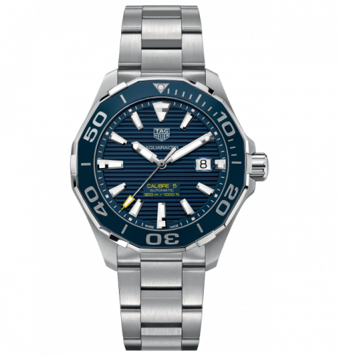Aquaracer 300M Calibre 5 43 Stainless Steel / Blue / Steel
