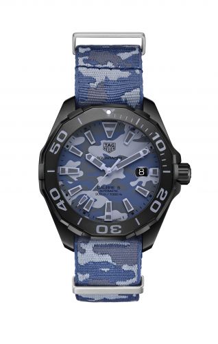 Aquaracer 300M Calibre 5 43 Titanium PVD / Arctic Camo / NATO