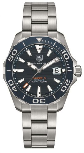 Aquaracer 300M Calibre 5 41 Stainless Steel / Blue / Bracelet
